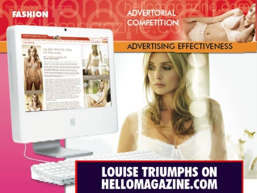 CASE STUDY: Louise Triumphs on hellomagazine.com