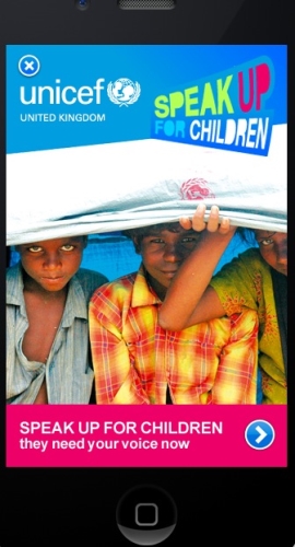 CASE STUDY: UNICEF Mobile Campaign Delivers Strong Results