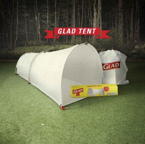 CASE STUDY: Glad create festival tents that turn into bin bags