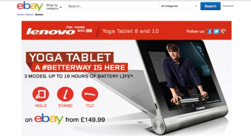 CASE STUDY: Lenevo influence eBay shoppers driving tablet sales