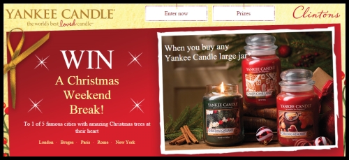 CASE STUDY: Yankee Candle & Clintons Christmas Promotion
