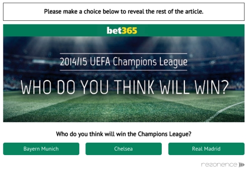 CASE STUDY: Engaging Real Time Advertising with Bet365