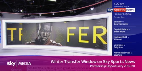 Sponsorship of The Transfer Window on Sky Sports News