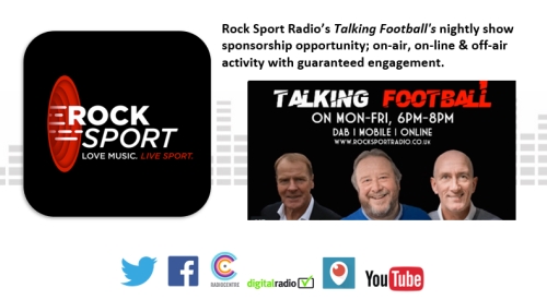 Sponsor Talking Football with Rock Sport Radio Scotland