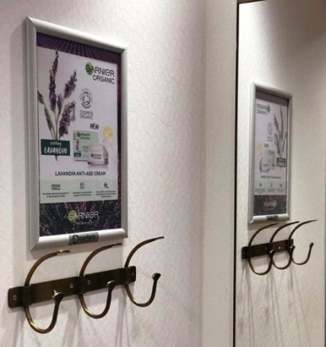 CASE STUDY: Eco-Friendly Sampling & Fitting Room Poster Campaign