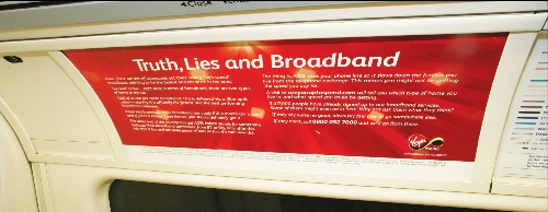 Advertising opportunities on London Underground Tube Car Panels