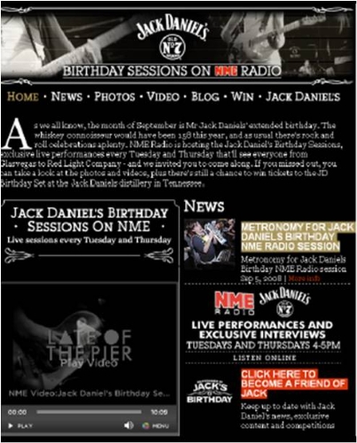 CASE STUDY: Jack Daniel celebrates his birthday with NME